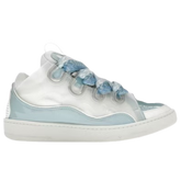 Lanvin Curb Sneakers / Trainers White / Baby Blue